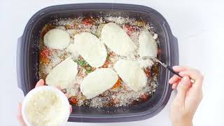 TUPPERWARE INDIA  Prepare healthy vegetarian Parmigiana Aubergines using Tupperware at home [upl. by Hemetaf]