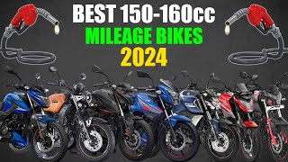 Best 150 To 160cc Mileage Bikes in India 2023  150160cc Highest Mileage Bikes  on road Price [upl. by Nylirehc802]