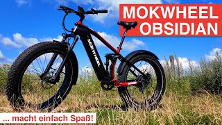 🤩 Fully Fatbike macht einfach nur Spaß 🤩 Mokwheel Obsidian [upl. by Horlacher]