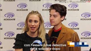 Lili Reinhart e Cole Sprouse quotComè stato baciare Colequot  Bughead  SUBITA [upl. by Ylurt]