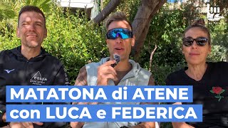 Maratona di Atene con Luca e Federica [upl. by Alyacim]