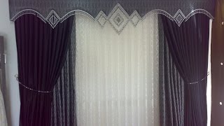 how to make swags and tails curtains triangle swags part2 [upl. by Wicks]