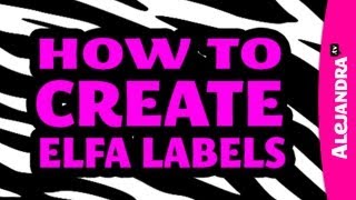 How to Create elfa Shelf Labels with Professional Organizer Alejandra Costello [upl. by Ahsia]