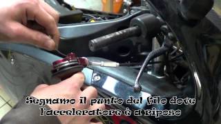 Sostituzione cavo acceleratorecon miscelatore [upl. by Yalahs]