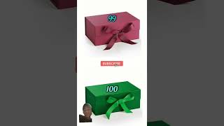 CHOOSE ONE GIFT 🎁 BOX OUT OF 2 BOX shorts youtubeshorts viral gift choose [upl. by Aihsat190]