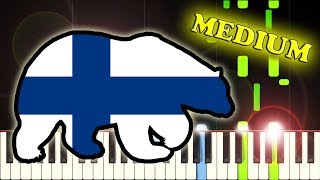 FINLAND NATIONAL ANTHEM  MAAMME  Piano Tutorial [upl. by Eelime]