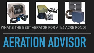 The Best Aerators For A 14 Acre Pond [upl. by Cunningham]