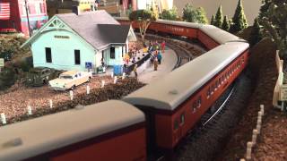 Milwaukee Road Streamlined 442 Hiawatha Passenger Train [upl. by Schwejda]