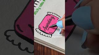 Aesthetic sticky notes ideas😍 NIDA🦋HERE writingclub2in1shortsyoutubeshortsiloveyou [upl. by Donelu880]