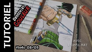 Comment Dessiner Zoro  Lencrage  2 sur 3 [upl. by Nodlehs]