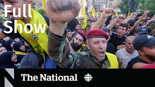 CBC News The National  Middle East on the brink [upl. by Hebe]