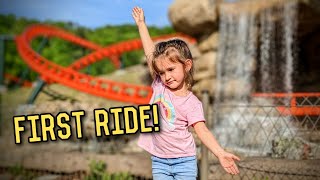 Dollywoods Big Bear Mountain  3 year old FIRST RIDE  REVIEW [upl. by Hussar]