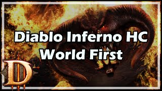 Diablo 3 World First Diablo Kill On Hardcore Inferno [upl. by Uriiah]