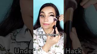 Undereye bags hacks undereyebags ytshorts hacks makeuphacks [upl. by Yorker]