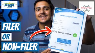 How to Check Filer Status on FBR 2024  How to Check I am Filer or Non Filer 2024 [upl. by Etnaik662]