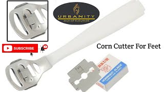 Smooth Feet Tutorial How To Use Corn Cutter 2 In 1 Foot Rasp File amp Callus RemoverUrbanity Salon [upl. by Medor]