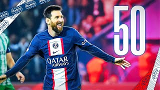 Lionel Messi ➡ 50 Games in a Paris Saint Germain Shirt ❤️💙 [upl. by Nofets]