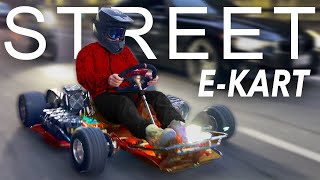 Electric GoKart on CITY STREETS  SurRon EKart POV [upl. by Sudnor]