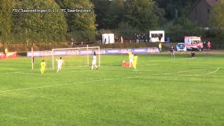 FSV Saarwellingen  1 FC Saarbrücken Spielzusammenfassung Saarlandpokal 1 Hauptrunde [upl. by Keverian]