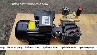 high pressure pump pompa hydrotest 150bar 12lpm 220volt 22kw mrabunawwas 081319500985 [upl. by Jerome143]