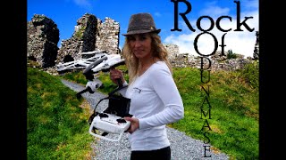 Yuneec Q500 Drone flight over a ruins By a woman pilot [upl. by Assirat]