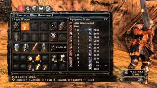 Dark Souls 2 Showcase Pursuers Ultra Greatsword [upl. by Mikeb]