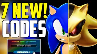 NEW ALL WORKING CODES FOR SONIC SPEED SIMULATOR IN 2024 ROBLOX SONIC SPEED SIMULATOR CODES [upl. by Ifill]