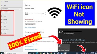 Fix WiFi Not Showing in Windows 1011  WiFi icon Missing in Windows  Easy Best Methods 202425 [upl. by Akinoj]