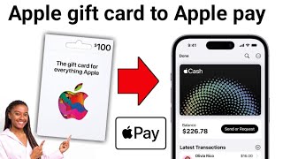 How To Transfer Money from Apple Gift Card to Apple Pay  2024 [upl. by Fesoy798]