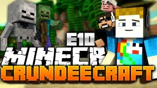 Minecraft CRUNDEE CRAFT 10  Smurf Ownage [upl. by Lehcnom]