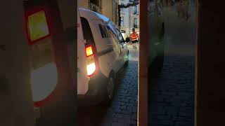 Van versus narrow street  Segovia Spain [upl. by Zabrina]