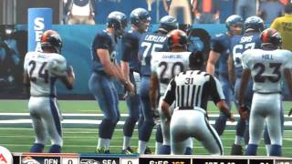 Madden 10 Seahawks vs Broncos [upl. by Anirahs]