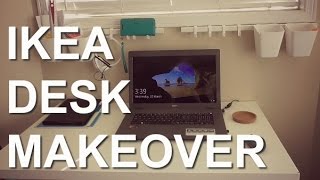 Ikea Desk Makeover with Sunnersta Rail System [upl. by Rivkah]