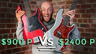 900 P Bass Vs 2400 P Bass  Precision Bass Shootout [upl. by Eemia]