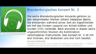 Brandenburgisches Konzert Nr 3 [upl. by Gerfen724]