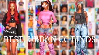 SIMS 4  BEST URBAN CC FINDS 8 category   CC Folders [upl. by Nnailuj]