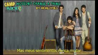 Camp Rock 2  Wouldnt Change A Thing Legendado em Português [upl. by Griggs622]