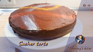 Traditional Sacher Torte Recipe  Homemade Austrian Chocolate Cake [upl. by Joliet]