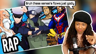 TEACH ME ANIME SENSEI RAP CYPHER  Reaction GameboyJones​ [upl. by Yerxa]