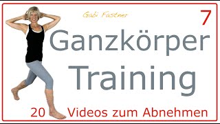 710❗️37 min Ganzkörper Training  Arme Beine Po Bauch und Rücken gekräftigt ohne Geräte [upl. by Berhley]