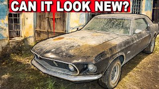 I Found an ABANDONED Mustang From The 60s To Detail [upl. by Erkan]