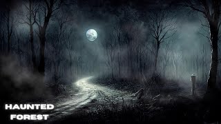 HAUNTED FOREST  Werewolves Ghosts Horror Sounds  Halloween Ambience [upl. by Rider578]