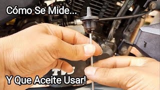 Cómo Se Mide Y Cuál Aceite Usar  Apache 200  Apache 160 [upl. by Ellertnom]