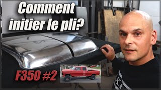 Tôlerie Comment effectuer un pli avec des outils de base Fabrication du toit de F350 parti 2 [upl. by Savdeep860]