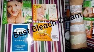 Best Bleach Cream  Comparison Between Care  Parley  Jolen And Olivia haldi [upl. by Schwerin693]