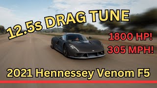 Forza Horizon 5  Hennessey Venom F5 125s DRAG TUNE [upl. by Carman]