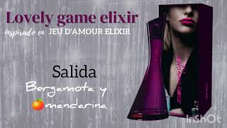 Reseña del perfume JENKO LOVELY GAME ELIXIR de YVES DORGEVAL inspirado en JEU DAMOUR ELIXIR [upl. by Almeta419]