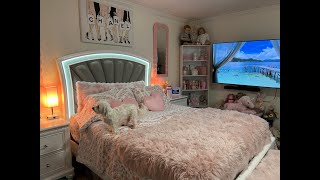 Bedroom Tour 2024 Lots of Pink 🩷 [upl. by Tnert712]