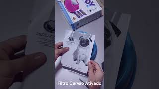 Fonte Bebedouro Gato e Cachorro Hidrata Filtro Carvão Ativado Oxigena Água [upl. by Heller]