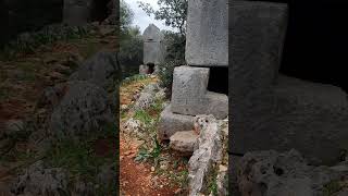 Finding Ancient Lycian graves along the Lycian Way Turkey longdistancehiking [upl. by Lalage]